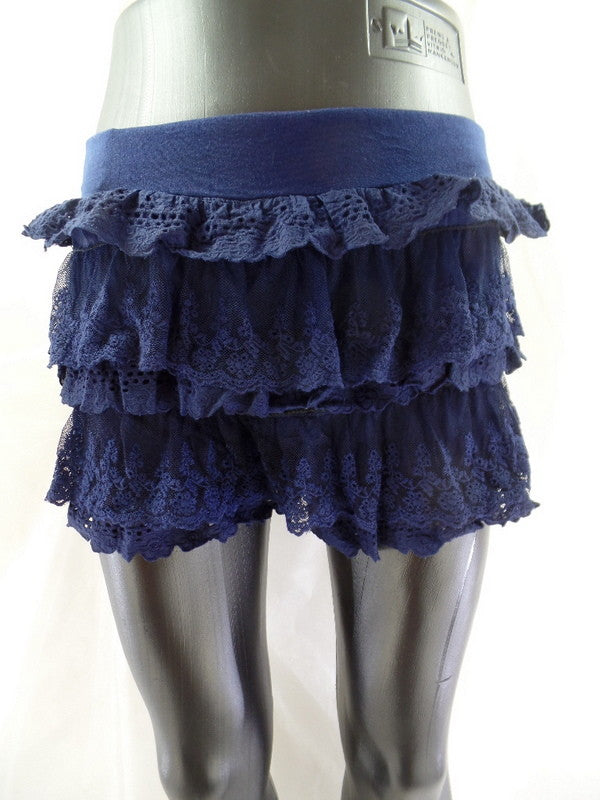 Shorts Pants Rock dunkelblau M / L Minirock Hose Kurzhose