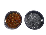 SPIEGELGRANULAT 300 g Orange oder Silber Dose Körnung 1 - 4 mm Dekoration Varianten