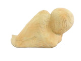 ENGELFIGUR LIEGEND Engel Terrakotta 20 x 9 x 12 cm Weihnachten Dekoration Natur Gedenken