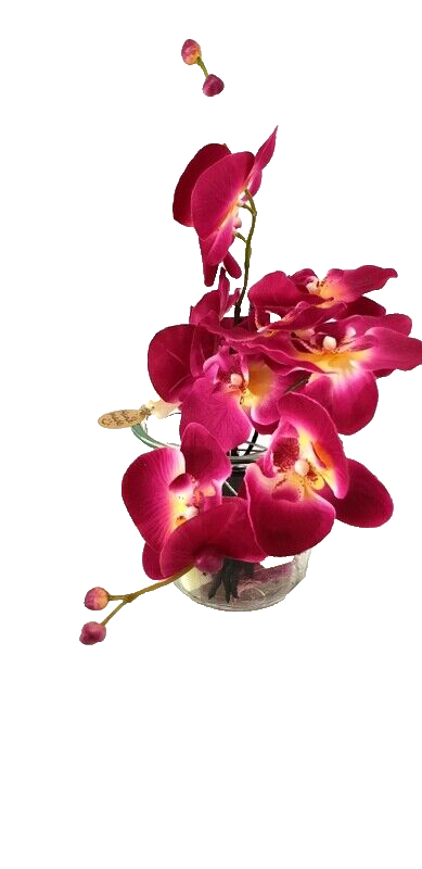 Casa-Poador Gesteck Orchidee Phalenopsis Kunstblumen Glas künstlich Geschenk