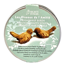 Freundschaftsvögel aus Gußeisen in Geschenkbox