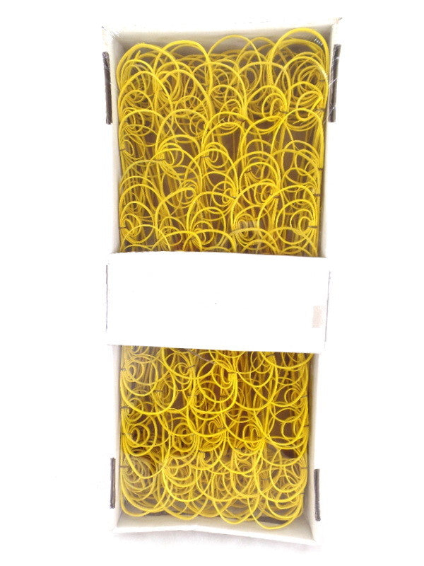 Trockenblumen Rohrkreisel Cane Coil mini Gelb 100 Stiele Naturmaterial Deko