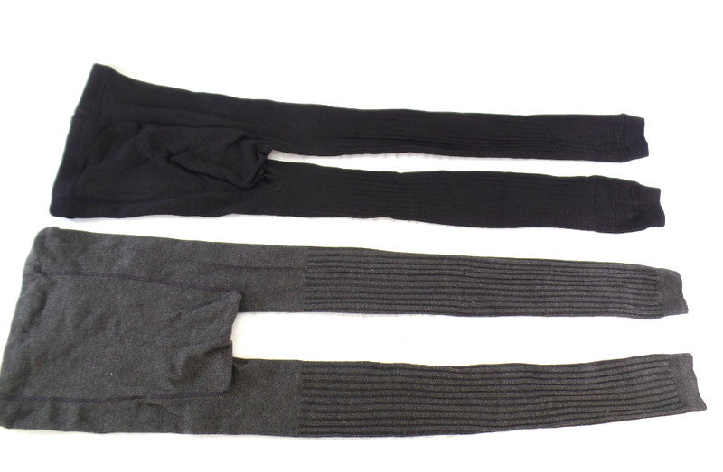 Leggings Damenleggins E & F Einheitsgröße grau oder schwarz als Variante wählbar