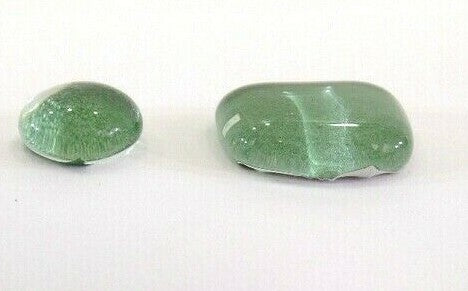 Glasmosaik Grün Glas  500 g  8 - 20 mm transparent unregelmäßig lose Steine