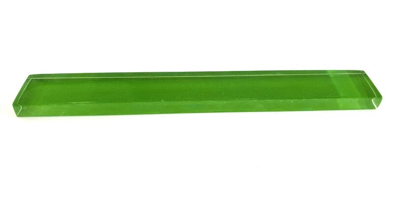 Glasmosaiksteine Mosaikstäbchen Moosgrün 7 Stück grün glatt Glasstäbchen Bordüre