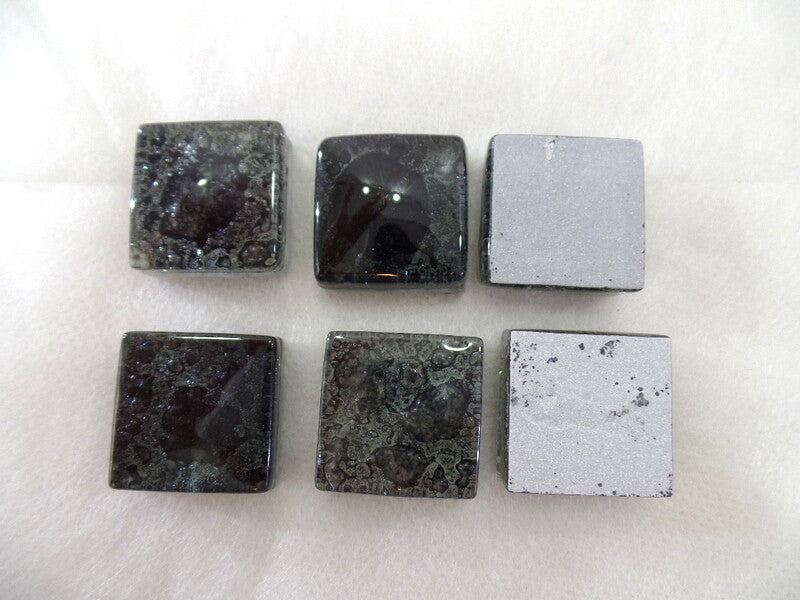Mosaiksteine Waterdrops Schwarz 650 g 25 x 25 x 10 mm 47 Steine Basteln
