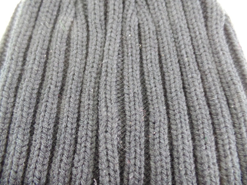 Mütze Strick Schirmmütze Schwarz 100% Acrylic Umschlag Highlight Company