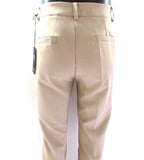 Hose Chic & Mit Beige Größe XL Bundfaltenhose Buisnesshose Italy