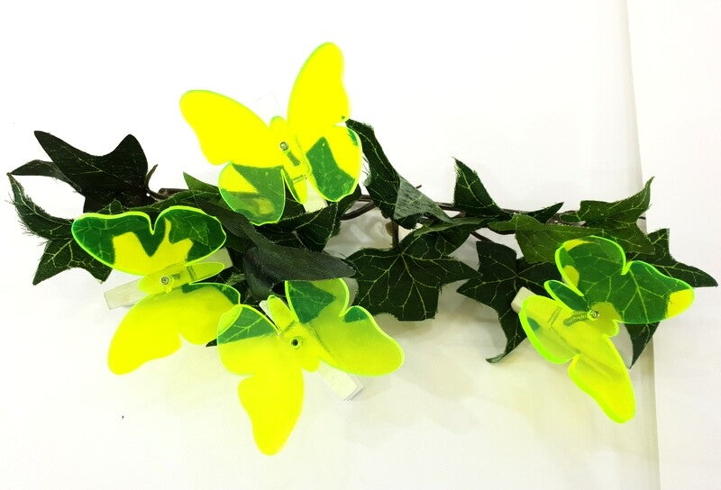 Sonnenfänger Gelb Ø 4 cm 4 er - Set Schmetterlinge mit Klammer Butterfly