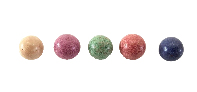 Kugeln Keramik Ton bunt 5 Farben Mix 250 g Basteln Dekoration