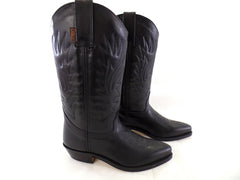 Westernstiefel 37 Schwarz UK 4 Cowboystiefel Echtledersohle spitz Labor
