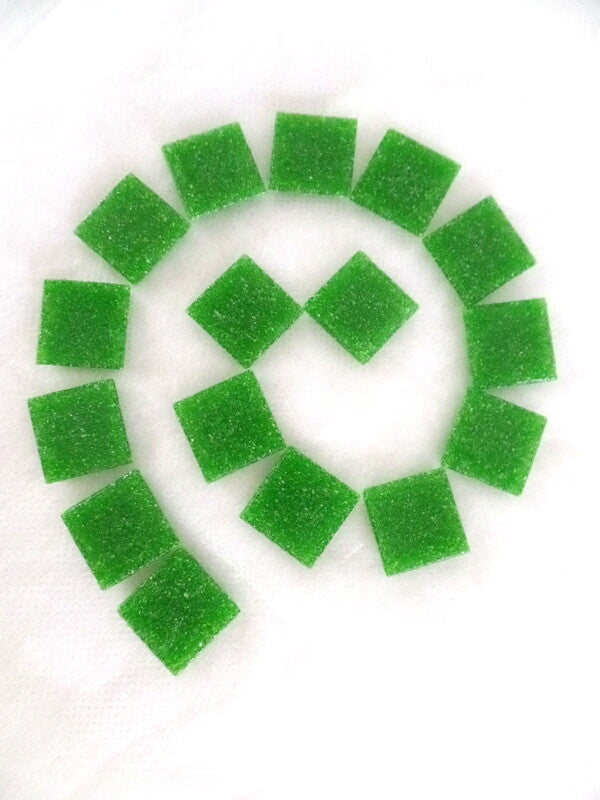 Glasmosaiksteine 650 g Kleeblatt grün 20 x 20 x 4 mm 220 Steine Basteln Mosaik