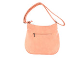 SCHULTERTASCHE FLÜGEL MOTIV Rose Damentasche silberfarbene Steine