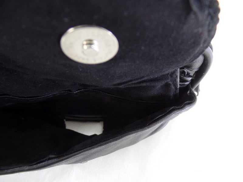 Gürteltasche Schwarz Leder Freizeit Hüfttasche Gürtelschlaufe