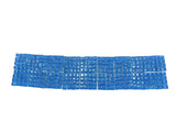 CASA - POADOR BORDÜRE GLASMOSAIK BLAU Klarglas unregelmäßig 18 Stück 50x50 mm