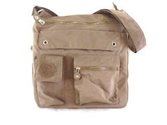 Bag Street Tasche Kaki Damen Umhängetasche Reißverschluss Damentasche