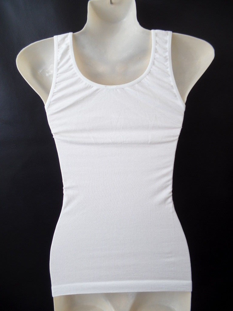 Bauch Weg Hemd 3 er Set Vorteilspack M/ L Seamless Weiß Träger Sport E & F
