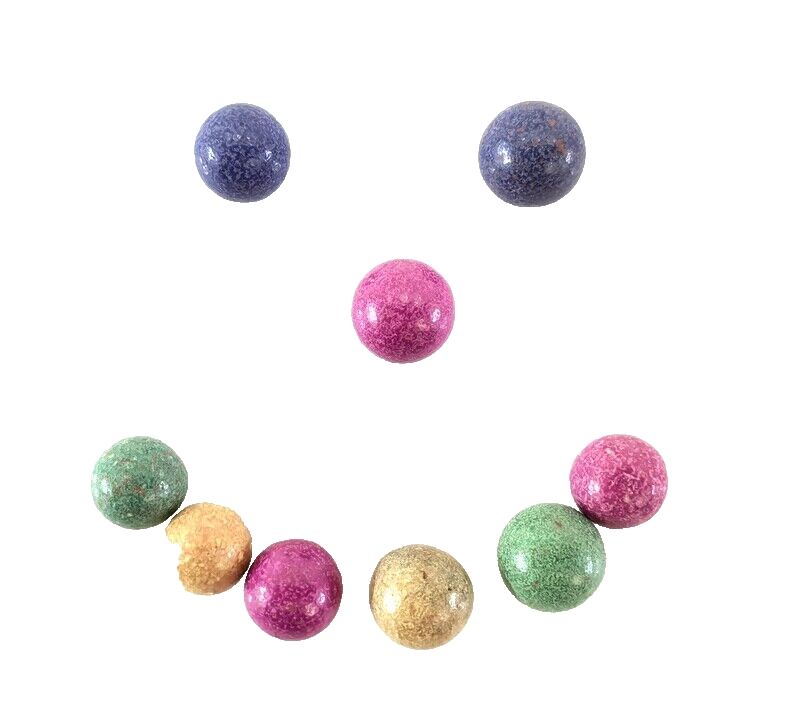 Kugeln Keramik Ton bunt 5 Farben Mix 250 g Basteln Dekoration