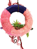CASA - POADOR KRANZ künstlich trocken Rosa Bourdaux Lila Figuren Natur 25 cm