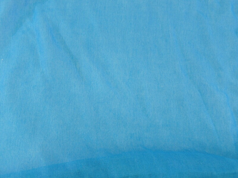 Schal Tuch Bunt Hellblau transparent 100 x 60 cm 100 % Polyester Rauten