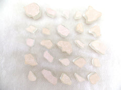 Casa-Poador Mosaiksteine Crush-Glas Beige Lachs Mix matt unregemäßig 650 g