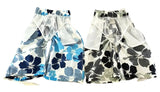 BADEHOSEN KINDER 3 für 2 Badeshorts 146 - 158 Hibiskus Shorts geblümt Kinder