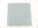 Glasmosaik Fliesen milchig leicht hellgrau matt Matte 30 x 30 cm