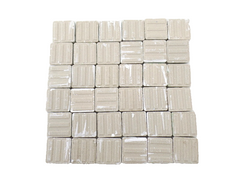 Casa-Poador Mosaiksteine 2 kg hell Grün Feinsteinzeug 255 Steine Basteln Mosaik