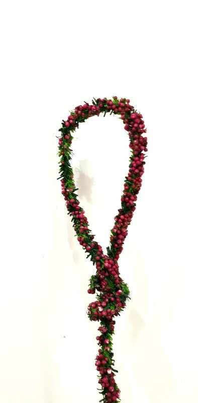 Kranz Tür/ Wand Kranz künstlich trocken Rosa Bourdaux Lila Natur Natur 25 cm