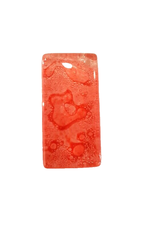 Mosaiksteine Waterdrops Rose / Lachs Bubble Dream 500 g glatt Rechteck Mosaik