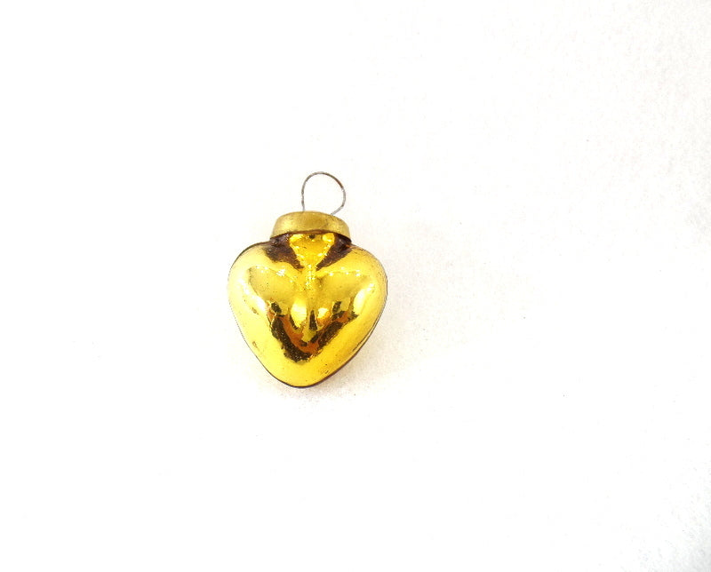 Herz Aufhänger 24 Stück Goldfarbig 4,5 cm x 3,5 cm mit Öse aufhängen 2 Säckchen