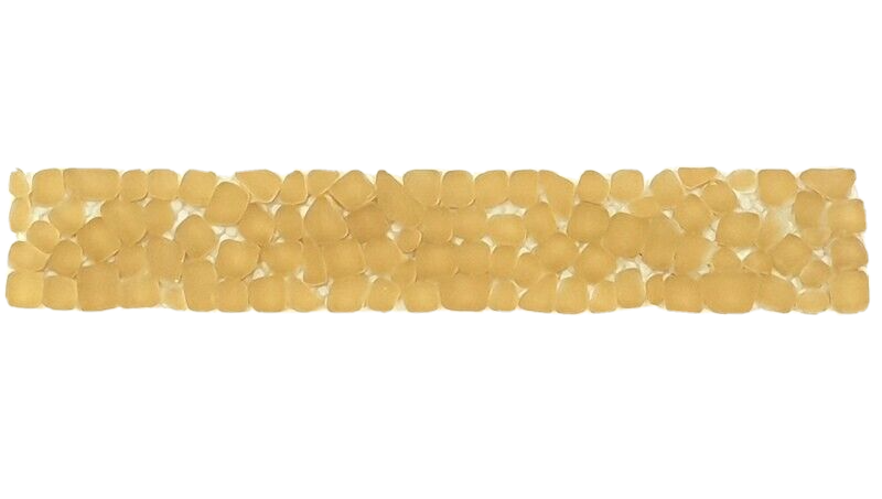 Mosaik Polygonal Steine Creme  1 Streifen matt unregelmäßig Tropfen Basteln DIY