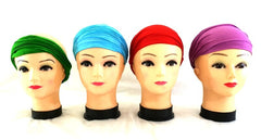 Haarband 4 er Set Unifarben 4 Farben Stoff Stirnband Bandana Haarbänder