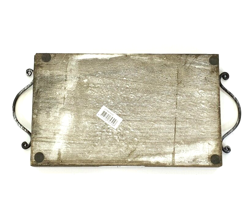 Serviertablett Holztablett 30 x 19 cm Tablett Serviertablett Deko Holz Tablett