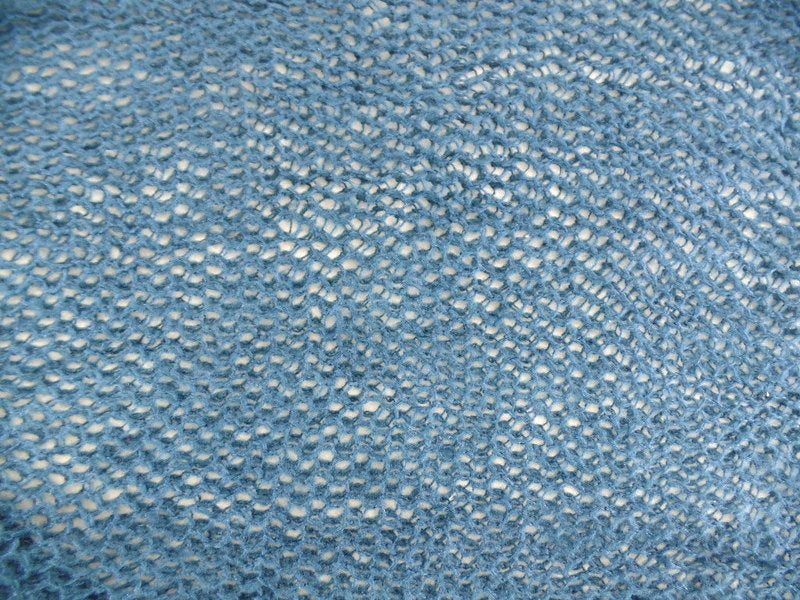 Schal in blau Länge 160 cm 100 % Acrylic Highlight Company
