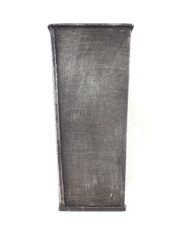 Metalltöpfe 1 Karton 50 Stück Grau Shabby 20 cm Hoch konisch Vase Top