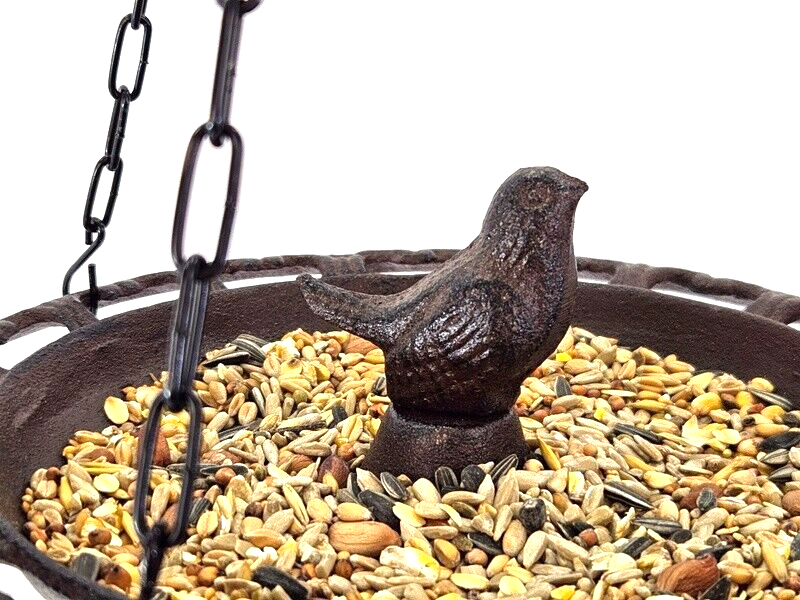 Esschert Design hängende Vogeltränke Futterschale Gusseisen Metall