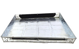 TABLETT BEISTELLTISCH Serviertisch Tisch verzinkter Stahl Sofatisch Outdoor Deko