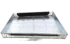 Tablett Tisch Serviertisch Beistelltisch verzinkter Stahl Sofatisch Outdoor Deko