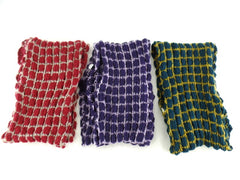 Schal Loop Wickelschal in 3 Farbvarianten Rot, Lila, Grün wählbar