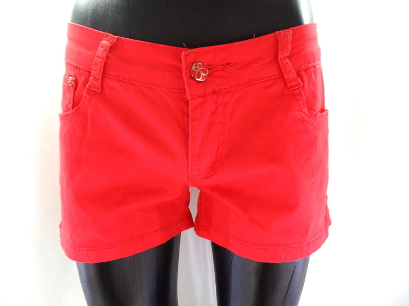 Damenshorts Hotpants Jeans hellrot Miss One Größenvarianten 34 - 42 wählbar