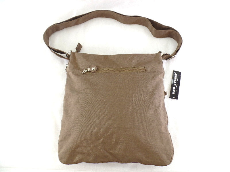 Bag Street Tasche Kaki Damen Umhängetasche Reißverschluss Damentasche