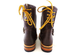 Westernstiefelette Arbeits Cowboyboot 36 UK 3 USA 5 Braun Schnalle Leder Mexico