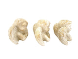 ENGEL ENGELFIGUR 3 STÜCK  patiniert goldfarben 9,5 cm x 7 x 7 cm Weihnachten Dekoration