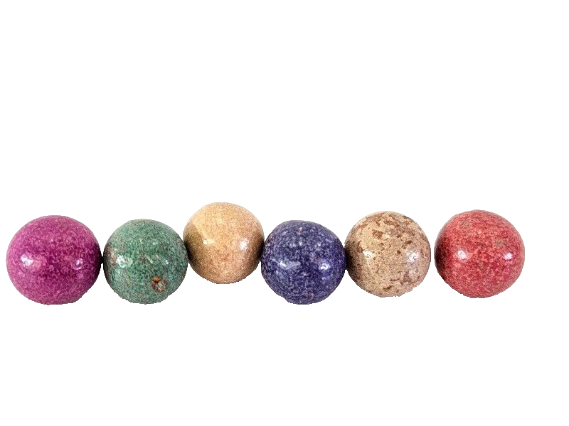 Kugeln Keramik Ton bunt 5 Farben Mix 250 g Basteln Dekoration
