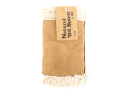Handschuhe Fingerlos hell Braun S / M Kunstleder Kunstfell Natural Spirit