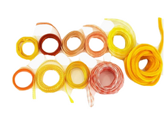 Geschenkband Schleifenband Deko Band Schleifen Bänder 10 x 5 Meter Gelbtöne DIY