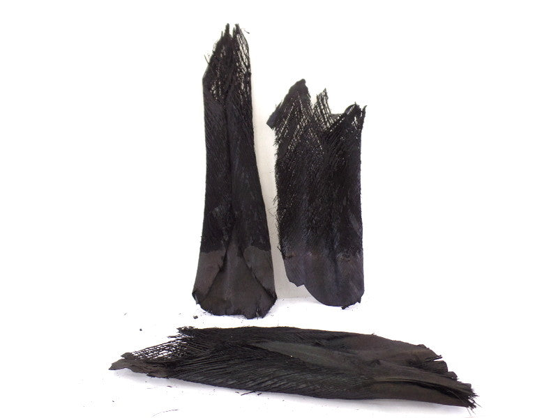 Trockenblumen Palmfaser grob Schwarz gefärbt 400 gr. Deko