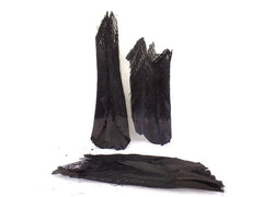 Trockenblumen Palmfaser grob Schwarz gefärbt 400 gr. Deko