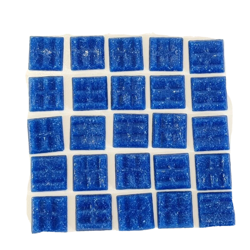 Glasmosaiksteine 650 g blau Tintenblau 20 x 20 x 4 mm lose Steine Basteln Mosaik